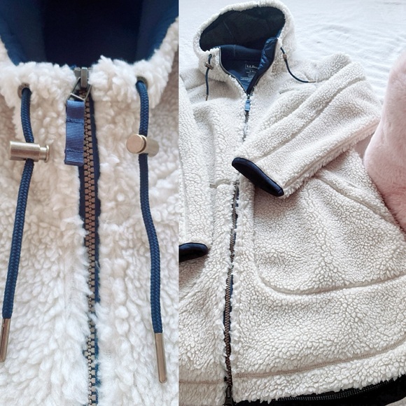 L.L.Bean womens Mountain Pile Fleece coat - Picture 10 of 16